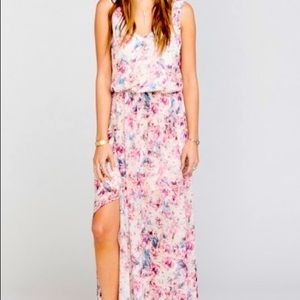 Show Me Your MuMu | Pink Floral Bridesmaid Dress | Size M |